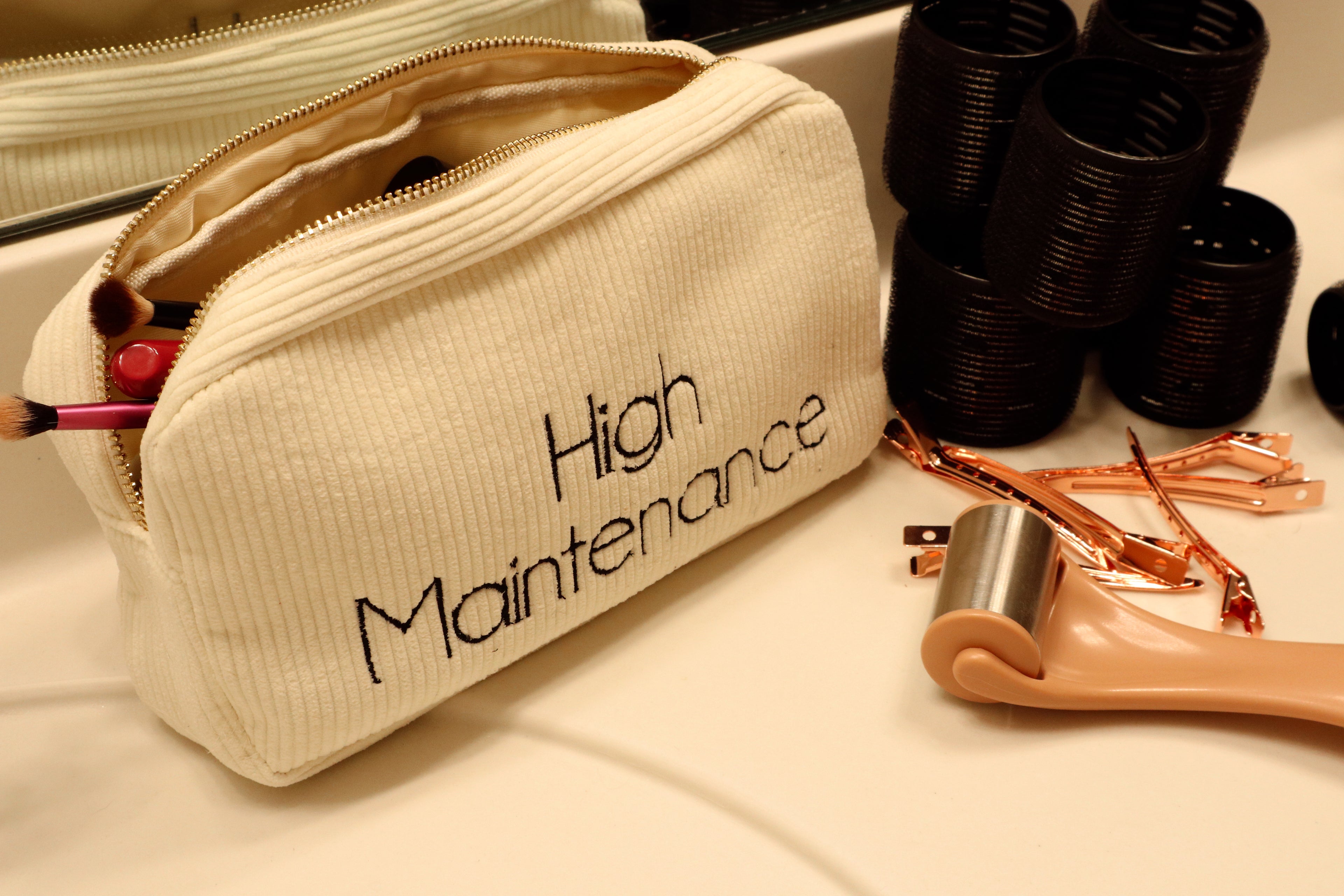 Carly Corduroy Cosmetic Bag