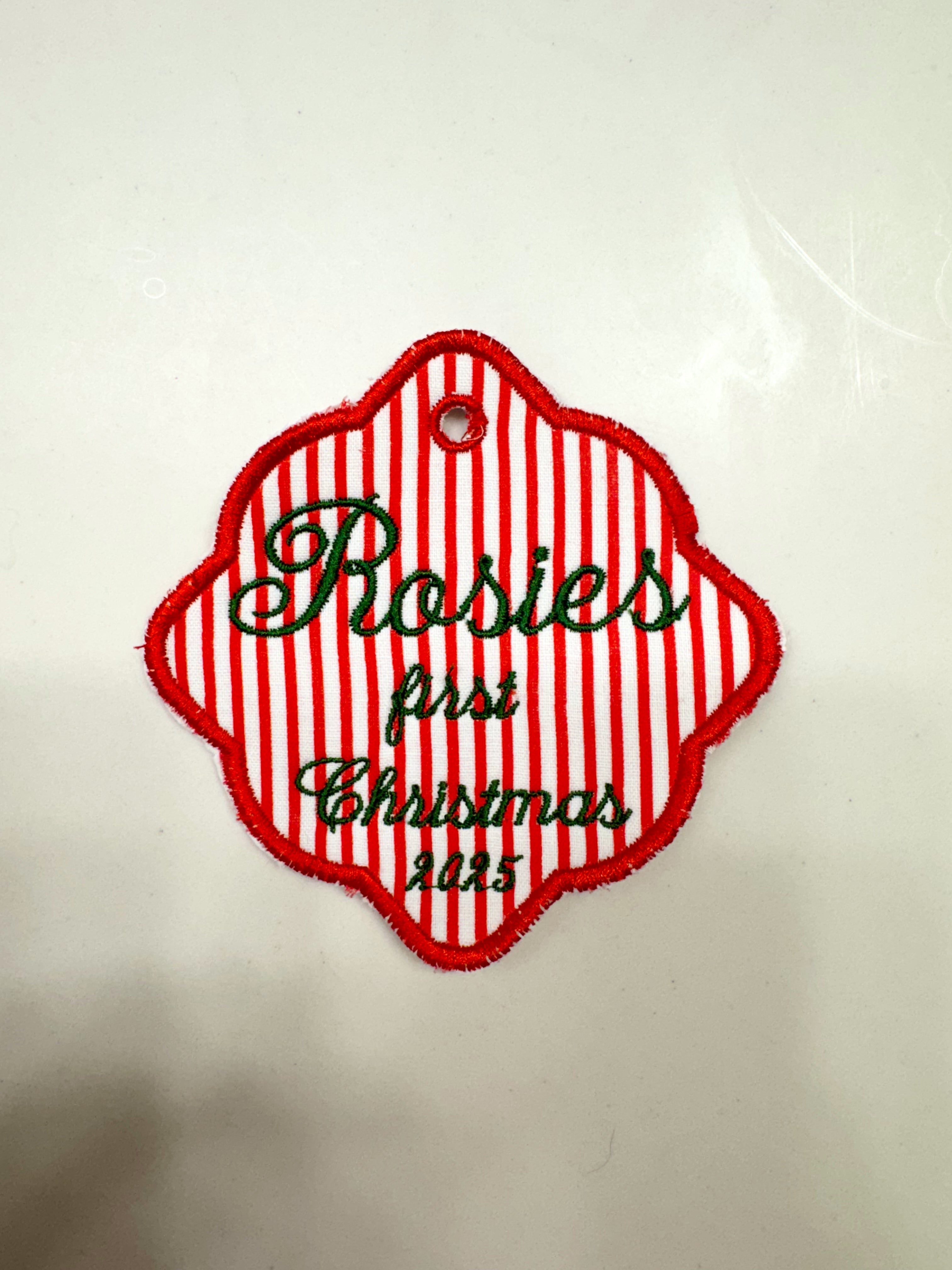 Embroidered Ornaments