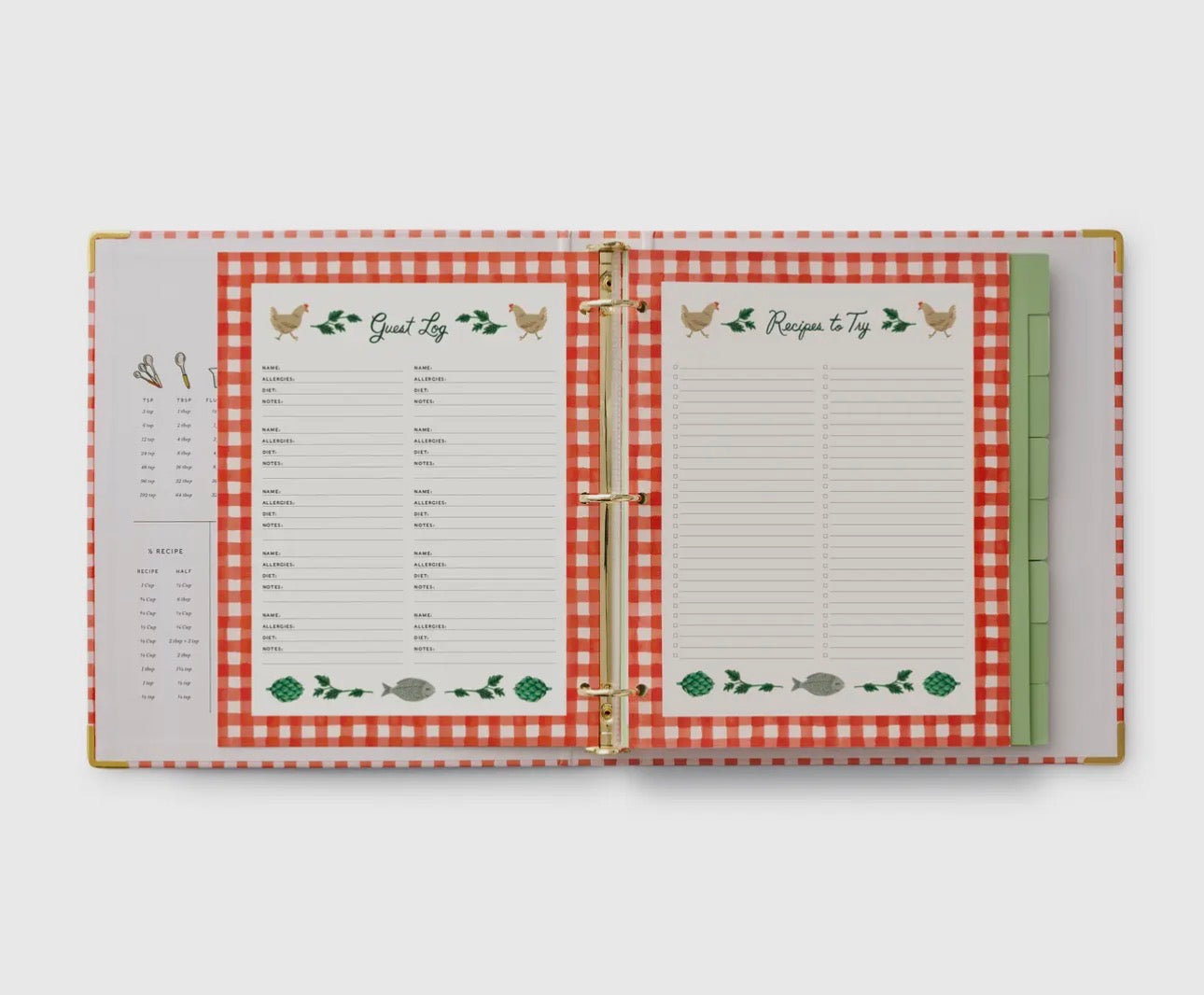 Cherry Recipe Binder