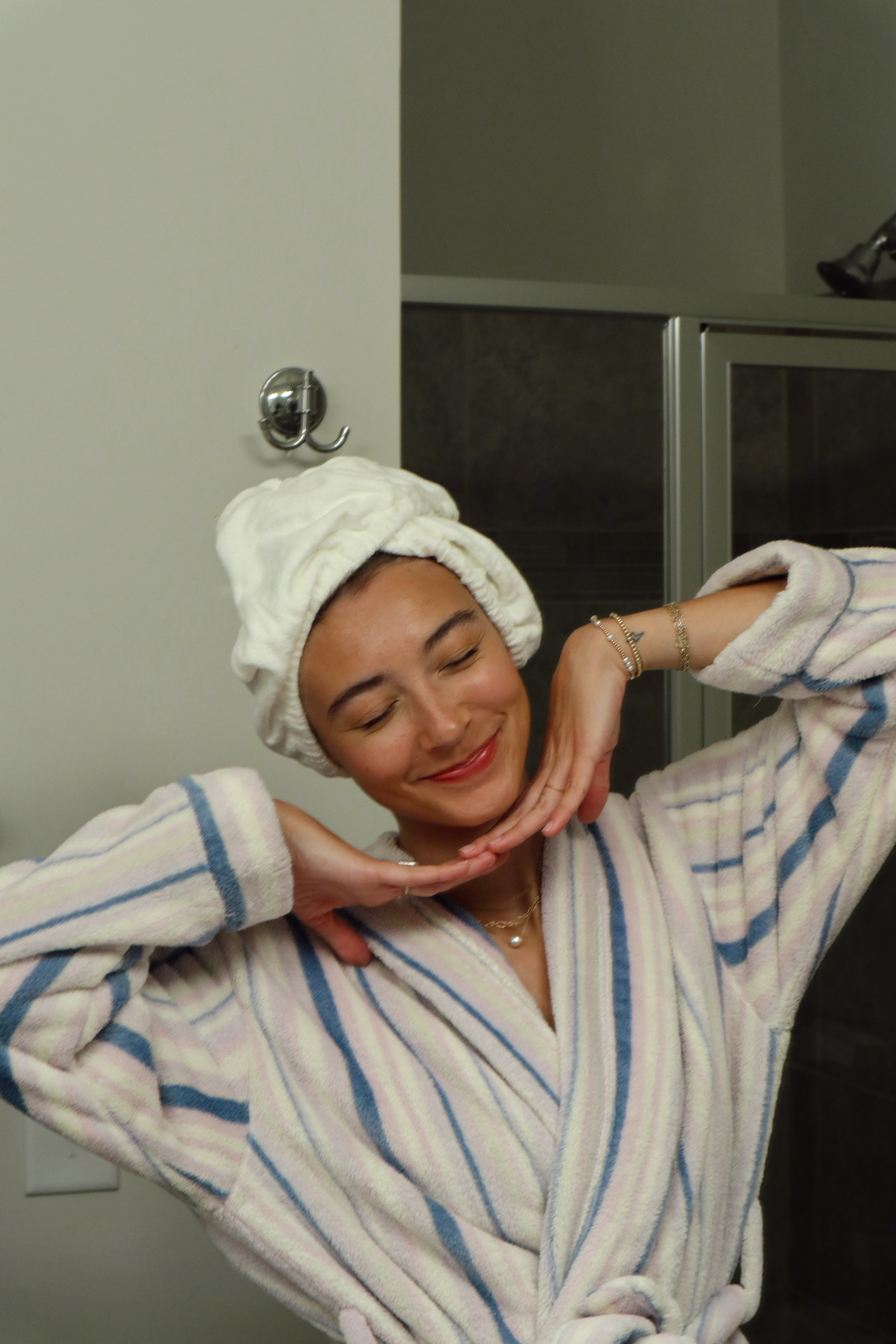 Bamboo and Cotton Hair Turban