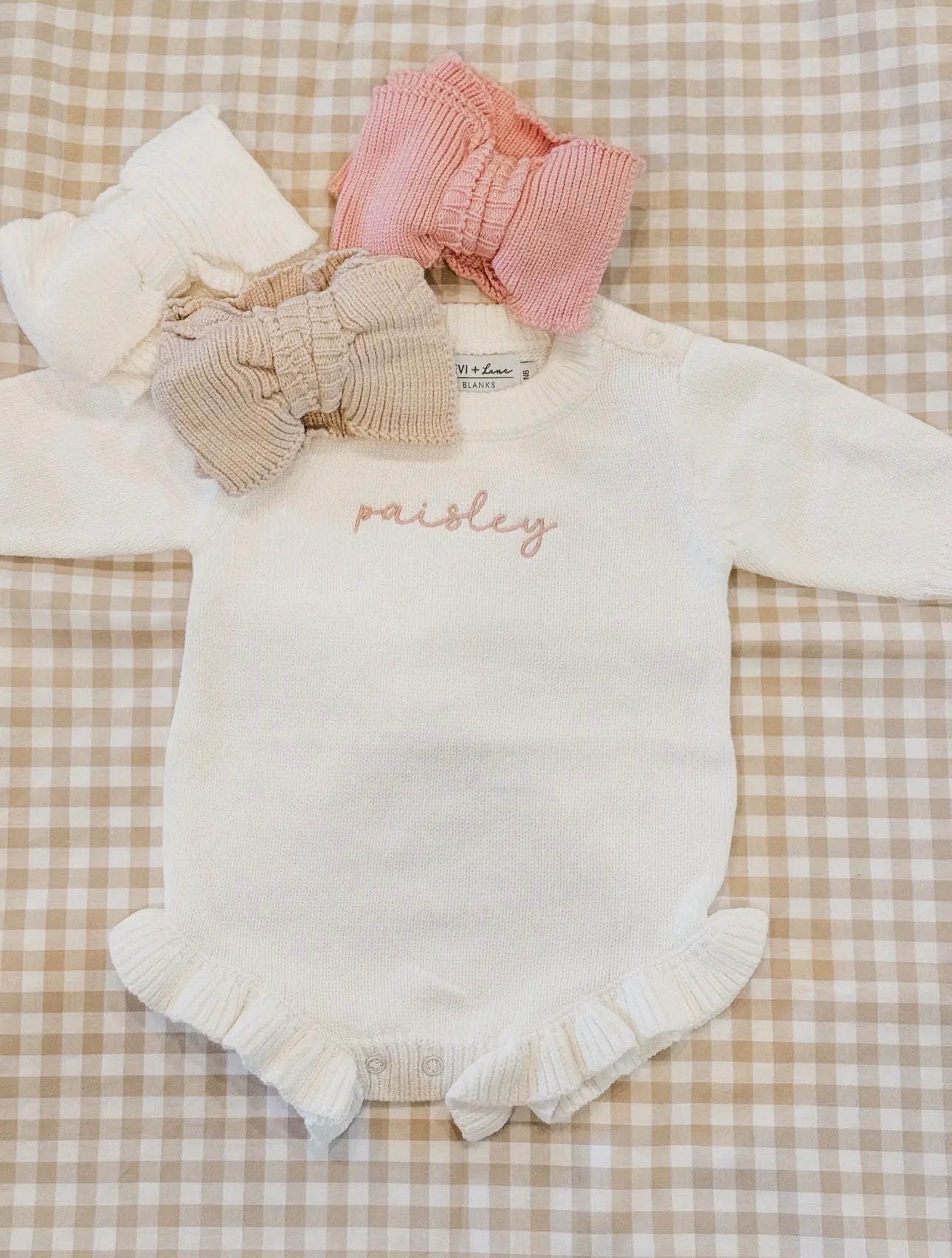 Rosie Ruffle Knit Romper