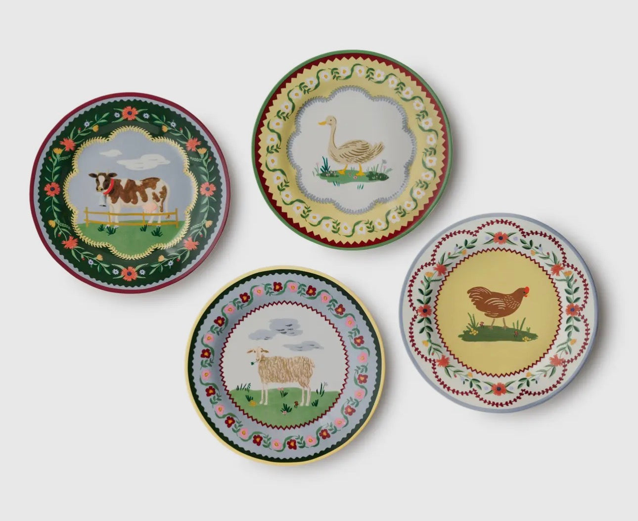 Home Sweet Home Dessert Plates