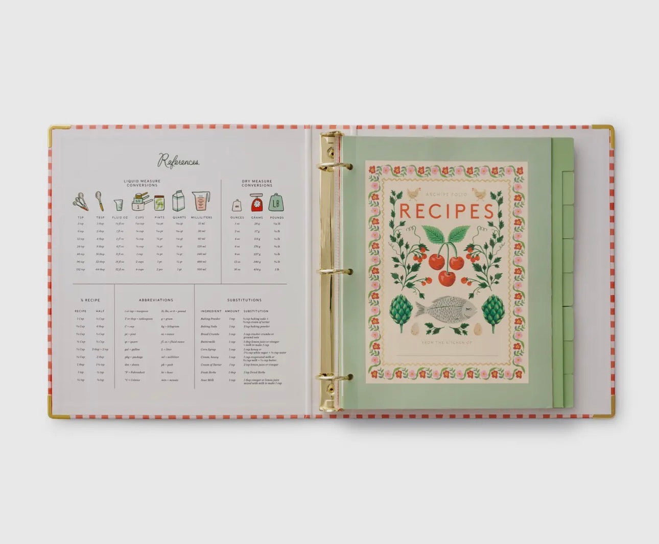 Cherry Recipe Binder