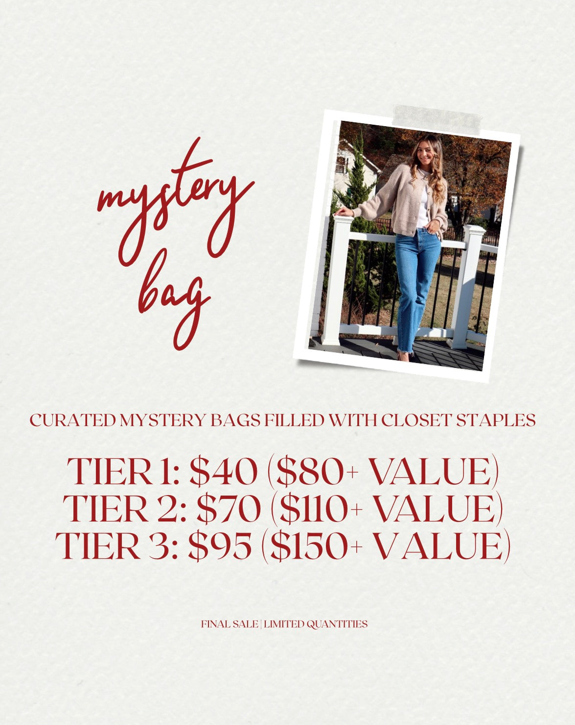 Mystery Clothing Bag
