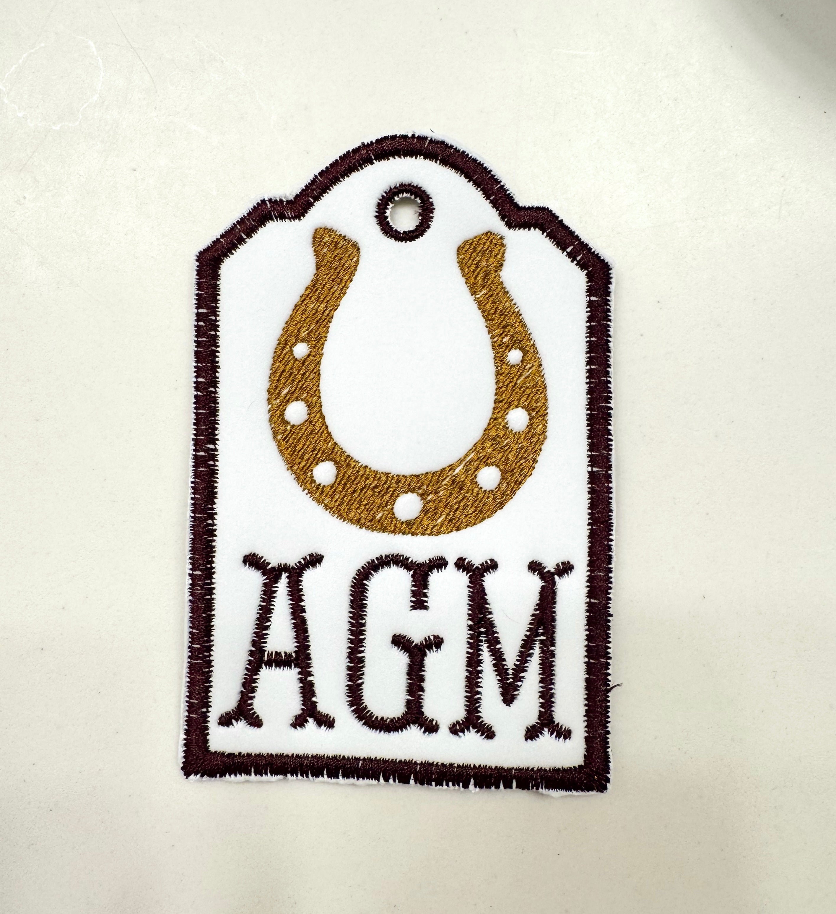 Embroidered Bag Tags