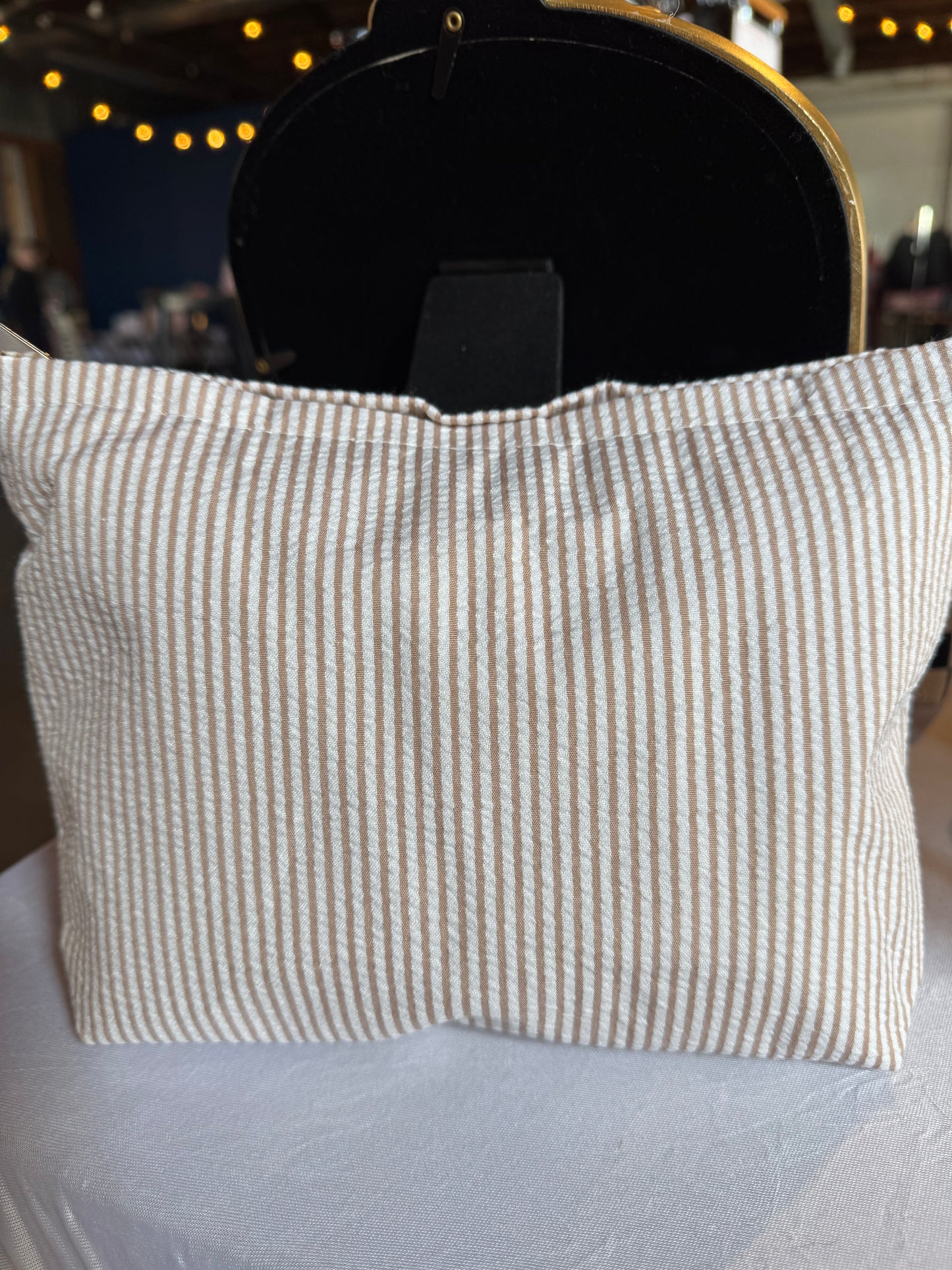 Lea Seersucker Bag