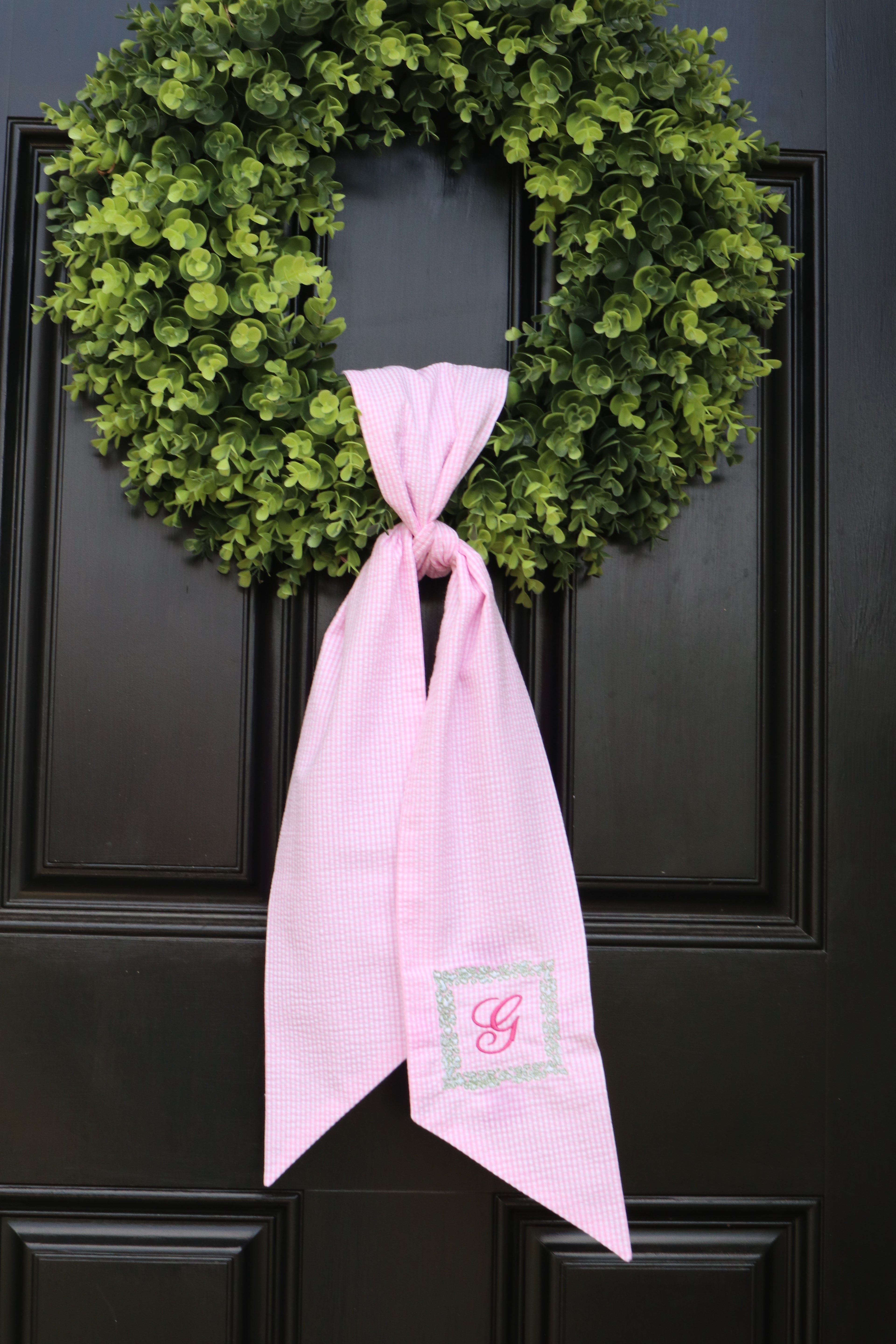 Wren Wreath Sash