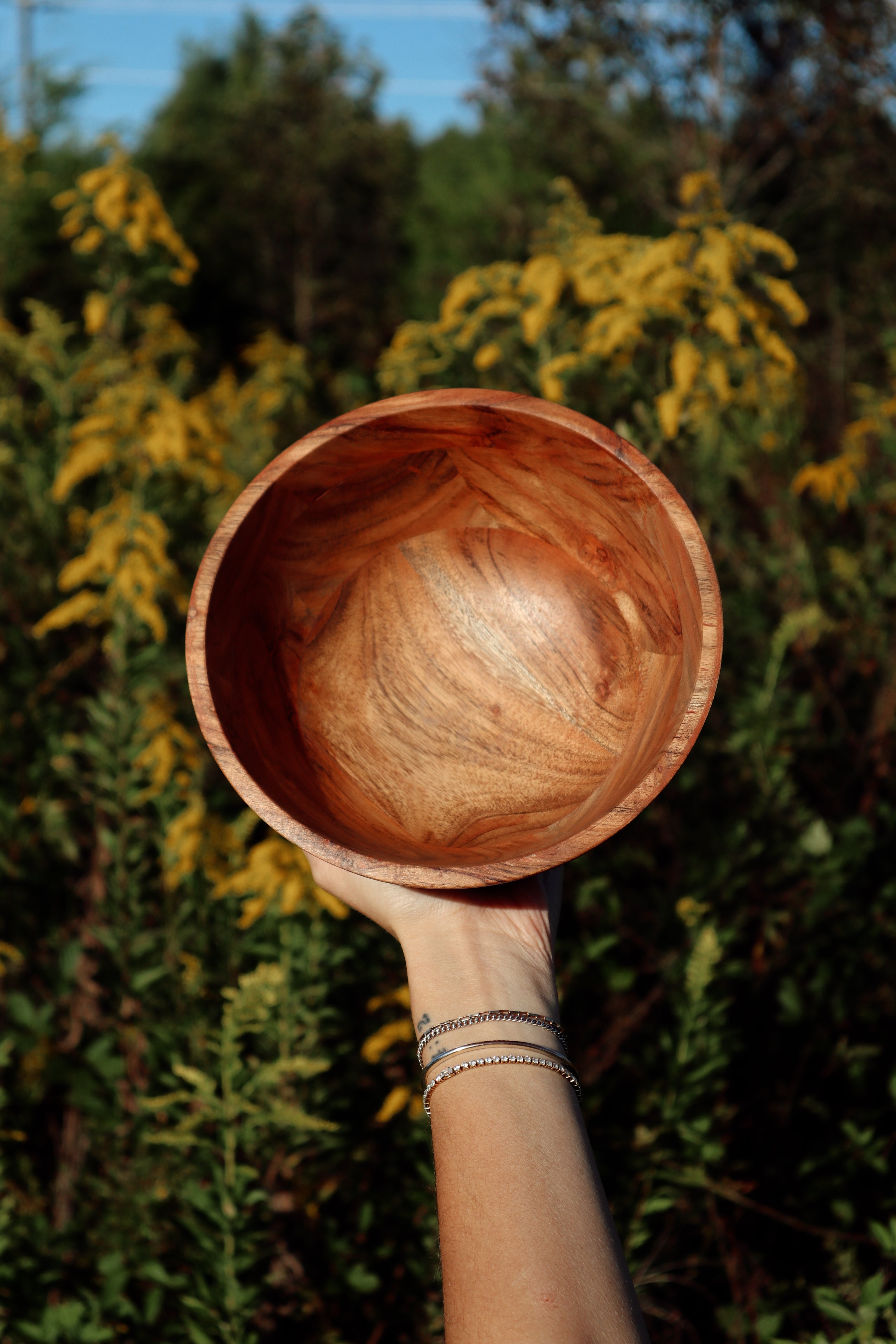 Acacia Wood Bowl